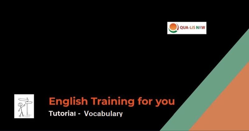 Titelblatt - Tutorial, Vocabulary