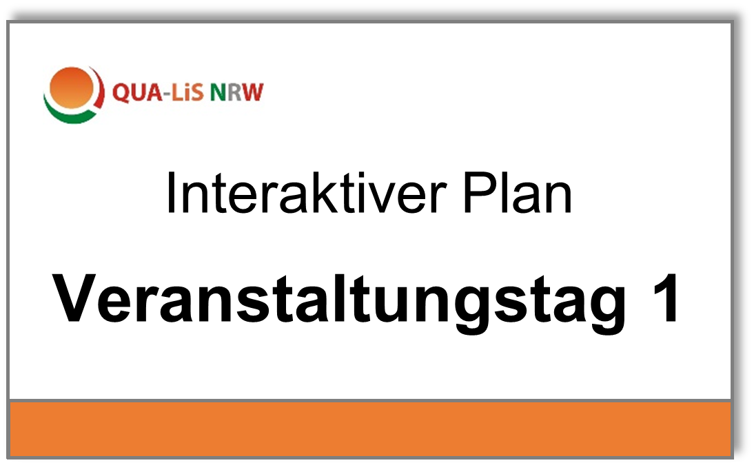 Tag 1 interaktiver Plan
