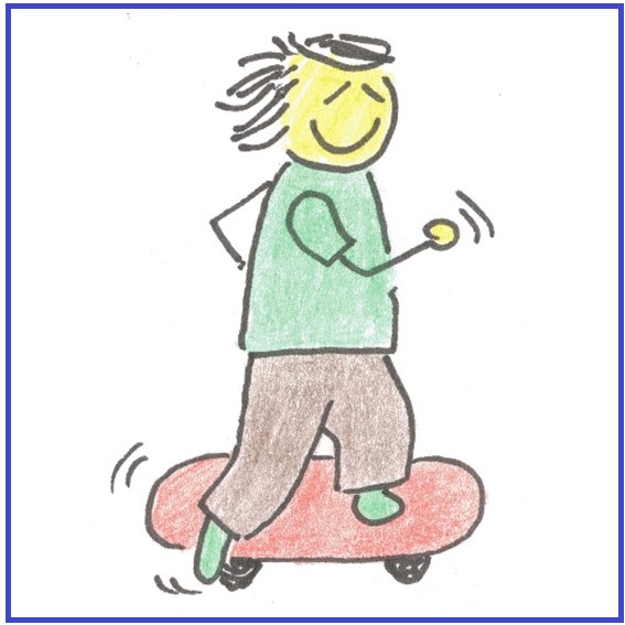 go skateboarding