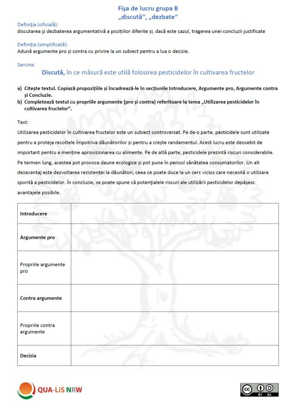 Abbildung Arbietsblatt
