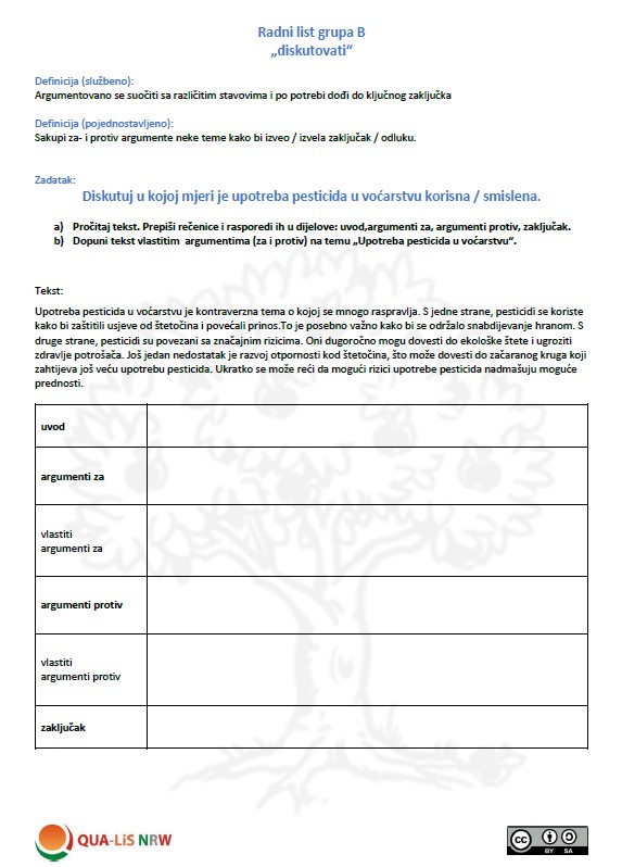 Abbildung  Arbeitsblatt