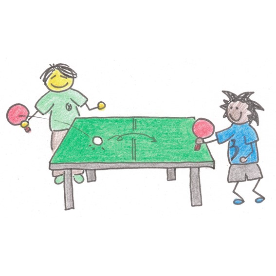 to play table-tennis